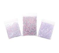 COHEALI 3 Accessoires De Perles Joyaux Du Visage Pierres Précieuses Et Breloques Pour Les Ongles Perles De Nacre Pour L'artisanat Perles D'ongles Pour Nail Art Perles De Caviar Rose Abdos