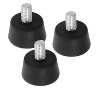 COHEALI 3 Pièces Accessoires Pied Trépied en Caoutchouc Noir Support Renforcé et Adhérence de Surface pour Usage Intérieur et Extérieur