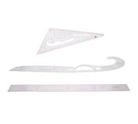 COHEALI 3 Pièces Lot de Règles de Couture Françaises pour Débutants Outil Multifonction de Modélisme et Découpe Précise pour Vêtements Accessoire Essentiel pour Couturières et Créateurs