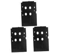 COHEALI 3 Pièces Plateau de Fabrication de Cartes Carte Blanche Carte Plastique Plateau de Carte Robuste imprimante à Plateau PVC Plateau de Machine d'imprimante de Carte bac à Cartes