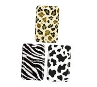 COHEALI 3 Pièces Porte-Carte D'Identité Porte-Cartes D'Extérieur Porte-Carte De Crédit Porte-Badge Transparent Portefeuille Porte-Cartes Décalque Bancaire Porte-Cartes D'Étudiants En