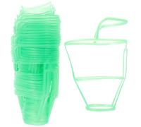 COHEALI 36pièces Housses Réutilisables pour Bouteilles de Perfusion Filets de Protection Plastique pour Bouteilles Salines Supports Sécurisés pour Usage Hospitalier et Domestique