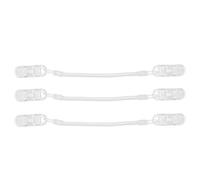 COHEALI 3pcs Pinces pour Cordon de Chapeau Clips de Maintien Sangle du Chapeau en Plastique Chaîne à Ressort Extensible pour Activités Outdoor