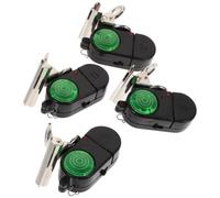 COHEALI 4 Pièces Alarme Électronique Canne Haute de Sensibilité Pêche à | Alerte 80 Db Quand le Poisson Mord, Clip Solide, Plastique Noir, Style Assorti pour Pêche en Mer Plusieurs styles