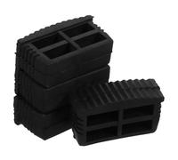 COHEALI 4 pièces Antidérapants pour Échelle Caoutchouc Coussinets de Protection Isolants et Résistants à Usure Lot de Patins Escabeau Non Glissants pour Sécurité Renforcée