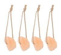 COHEALI 4 Pièces Bloc de Sel, Brique de Sel pour Lapin, Supplément Minéral à Suspendre, Minéraux, Petit Format, pour Animaux Mangeurs de Plantes, Lapins, Bovins et Moutons