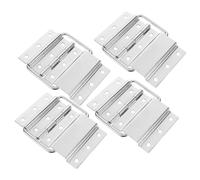 COHEALI 4 Pièces Charnières Pliantes Amovibles pour Flight Case Lot de Robustes pour Couvercle de Caisse Bois Support Renforcé pour Boîte à Outils et Équipement Charnières Démontables