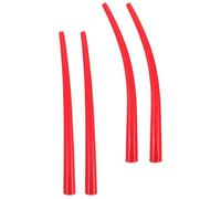 COHEALI 4 Pièces Lot de Buses D'extension et Portée Prolongée en Plastique Rouge Support de Pression Renforcé pour à Calfeutrer et Bouteilles de Colle Rigide pour Étanchéité Porte