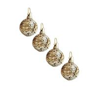 COHEALI 4 pièces Lot de Pendentifs Boules Aromathérapie Vintage Creux Diffuseurs Parfum Réglables pour Colliers Décoratifs Suspendus
