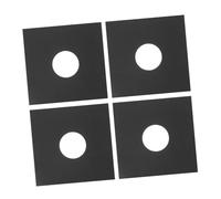 COHEALI 4 Pièces Lot de Pochettes de Protection Vinyle Housses Extérieures Anti-Rayures pour Disques Vinyles Protège-Albums et Pochettes de Collection