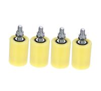 COHEALI 4 Pièces Lot de Roues de Guidage Nylon pour Portail Coulissant Roulettes Durables pour Rail de Porte Électrique Remplacement pour Porte Garage