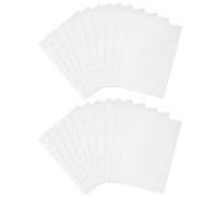 COHEALI 40 Feuilles Recharge A5 pour Album D'autocollants Réutilisables Double-face en Papier Détachable pour Classeur à 6 Anneaux, Capacité Extensible pour Journaling et Scrapbooking