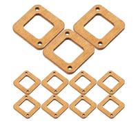 COHEALI 40 Pièces Kit de Fabrication de Boucles D'oreilles en Bois Brut | Marron, Assemblage Facile Perçage Guidé, pour Cours de Bijouterie et Création Artisanale