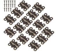 COHEALI 48 pièces Charnières Rétro Antique pour Boîte à Bijoux Meubles Armoire Paumelles Décoratives Durables