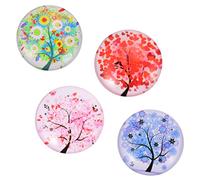 COHEALI 4pièces Couvercles Magnétiques pour Broderie Diamant Supports pour Images De Diamants Outils Auxiliaires De Broderie Repères Ronds pour Points De Croix