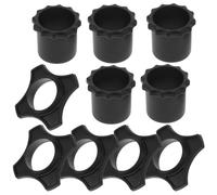COHEALI 5 Ensembles Anneaux de Microphone en Plastique Noir Anti-roulis et Antidérapants, Faciles à Installer, Accessoires pour Studio Enregistrement et Bars Ktv