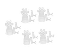 COHEALI 5 Ensembles Moule en Silicone pour Support à Fleurs Séchées, Porte-Fleurs DIY, Moule à Vase Transparent 16,2 X 7,5 CM, Fournitures de Bricolage pour Décoration Maison et Atelier