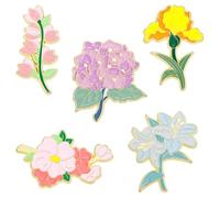 COHEALI 5 Pièces Broche et Facile à Porter Élégante Fleur en Alliage Légère Design Classique et Chic pour Bal D'affaires ou Concert pour Femmes