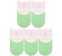 COHEALI 5 Pièces Outil de Mesure des Cils et Sourcils en Plastique Léger Vert, Règle Précise et Pratique pour Extensions, pour Salons de Beauté et Usage Personnel