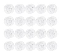 COHEALI 50 Bobines de Rechange Transparentes pour Machine à Coudre Domestique Compatibles avec Plusieurs Modèles Accessoires de Couture Légers et Solides
