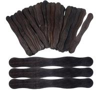 COHEALI 50 Pièces Bâtonnets de Glace Soi-même en Bois Réutilisables Alimentaire pour Desserts et Glaces, Accessoires pour Fêtes et Loisirs Créatifs