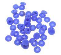 COHEALI 50 Pièces Couvre-Oreilles en Mousse Bleue 18mm pour Écouteurs Intra-Auriculaires, Coussinets Confortables Améliorant la Réponse des Basses, pour Usage Quotidien