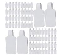 COHEALI 500 Étiquettes Blanches Autocollantes pour Bijoux en Papier Art, Surface Écrivable, Petites Tailles pour Colliers et Bracelets, pour Boutiques et Boîtes à Bijoux