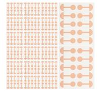 COHEALI 500 Pièces Patch Nasal Auto-adhésif en Tissu Respirant Forme Aile de Nez pour Soins Post-opératoires et Activités Quotidiennes Couleur Or
