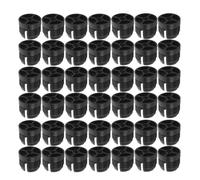 COHEALI 50pcs Écrous de Blocage en Plastique Noir pour Support Téléphone Portable Voiture, Bague de Serrage pour Adaptateur Fixe de Rotule, Remplacement Pratique pour Navigation et DIY