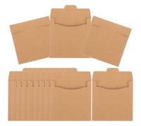 COHEALI 50pièces Enveloppe Kraft pour CD et DVD Pochette Papier de Rangement Emballage Expédition pour Disque