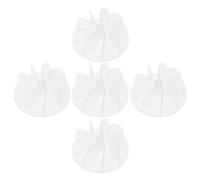 COHEALI 5pcs ventilateur en plastique blanc pour sèche-cheveux, facile à enlever, accessoire de réparation pour usage domestique