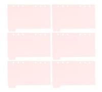 COHEALI 6 Feuilles Intercalaires pour Cahier à Papier Séparateur Clair Index avec Onglets pour Organisation Facile et Réorganisation Flexible