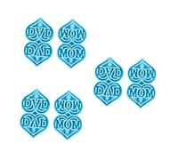 COHEALI 6 Pièces Moule en Silicone pour Embouts de Paille DIY, Lot de 2 Pièces, Compatible Résine Époxy et Polymère, Décorations Créatives pour Loisirs Artisanaux, Moulage Facile,