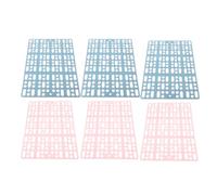 COHEALI 6 Pièces Tapis de Sol pour Petits Animaux, Coussinet de Cage | Fond à Trous Creux, Soulage la Pression des Pattes, Usage sous Abreuvoir, pour Cochons D’inde et Furets