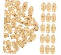 COHEALI 60pièces Breloques Pendentifs Mary Dorés Diy Pour Bijoux Femme Charms Pour Création Bracelet Et Collier Accessoires Artisanaux Polyvalents