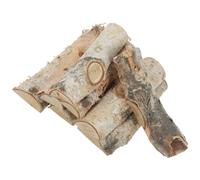 COHEALI 8 Pièces Bricolage Décoration De Noël Artisanat Tranches De Bûches De Bouleau Artisanat Brindilles Bâtons De Bois Secs Bûches De Bouleau De Noël Nativité