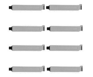 COHEALI 8 pièces Cache-Fente Pci Peint Noir avec Vis Lot de Protection Anti-poussière pour Boîtier Ordinateur Revêtement Plinthe Robuste et Esthétique