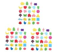 COHEALI 90pièces Peinture Éponge Animaux pour Garçon Fille Éponge Bricolage Colorée pour Créativité Et Apprentissage Précoce Assortiment De Motifs Et Couleurs Mixés