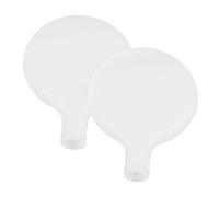COHEALI Abat-jour Diffusion de Lumière Blanc 2pcs pour Lampadaire G4 en Acrylique Design Élégant et Polyvalent, pour Salon et Décoration Intérieure