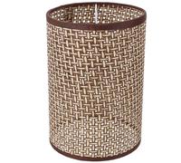 COHEALI Abat-jour en Rotin Marron Crée une Atmosphère Chaleureuse pour Lampe de Table E14 E27, Solide et Décoratif Tout Espace de Vie
