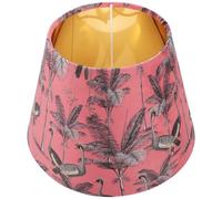 COHEALI Abat-jour Tissu Imprimé pour Lampe de Table Abat-jour Décoratif Léger et Facile à Installer pour Chambre et Bureau Modèle Paon