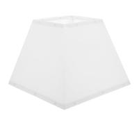 COHEALI Abat-Jour Trapèze en Tissu Blanc Amovible 25 CM pour Lampadaire et Lampe de Table Mini Abat-Jour à Pince Compatible Ampoules Candélabre Accessoire D’Éclairage Polyvalent et