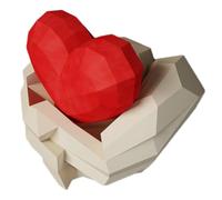 COHEALI Accessoire Créatif Papier Origami 3D Pliage Manuel Modèle Géométrique DIY en Papier Cartonné Décoration Murale Suspendue 1 Pièce pour Loisirs Créatifs et Activités Manuelles