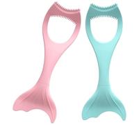 COHEALI Accessoire Mascara 2pcs en Silicone Multifonctionnel, Pochoir Eyeliner et Outil D'assistance Cils Portable pour Maquillage Précis des Yeux
