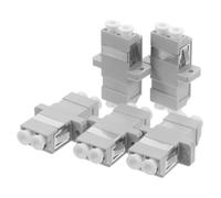 COHEALI Adaptateur Fibre Optique LC à LC 5pcs Conception Split et Flange pour Transmission Stable et Transfert Rapide Réseaux Fibre et Centres de Données