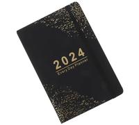 COHEALI Agenda 2024 En Anglais Carnet De Notes Journalier 365 Jours Planificateur Mensuel Et Quotidien Cahier Résistant À Lusure Pour Prise De Notes Et Organisation Des Tâches Couleur