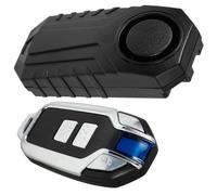 COHEALI Alarme Antivol pour Vélo et Moto sans Fil, Étanche Volume Maximal de 113db, 7 Niveaux de Sensibilité et Télécommande Incluse, pour Véhicule Électrique