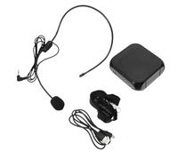 COHEALI Amplificateur Vocal sans Fil Portable Noir Petit Amplificateur de Parole Rechargeable 37 V CC Haut-Parleur Pratique pour Guide Touristique et Vendeur Ambulant