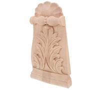 COHEALI Applique Angle Bois Sculpté Ornée Corbel de Colonne Romaine Bois Massif Support Étagère Décoratif pour Entrée et Décoration Murale Élégante