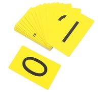 COHEALI Autocollants Magnétiques de Symbole Opération Mathématique en Caoutchouc Jaune pour Démonstration Pédagogique Facile à Transporter en Classe ou Laboratoire